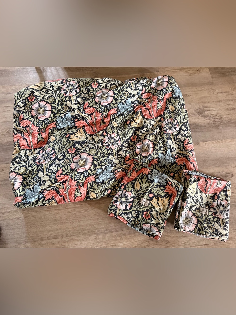 William Morris Compton Floral King Duvet & 2 Shams Set
